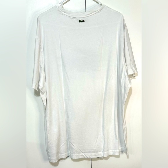 Locoste Men’s Sports Tshirt 3D Croc Graphic Print Size XL based on measurements - Picture 9 of 9